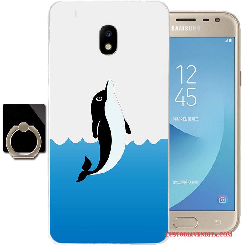 Custodia Samsung Galaxy J3 2017 Colore Anti-caduta Morbido, Cover Samsung Galaxy J3 2017 Silicone Tutto Inclusotelefono