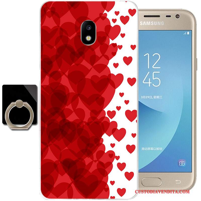 Custodia Samsung Galaxy J3 2017 Colore Anti-caduta Morbido, Cover Samsung Galaxy J3 2017 Silicone Tutto Inclusotelefono