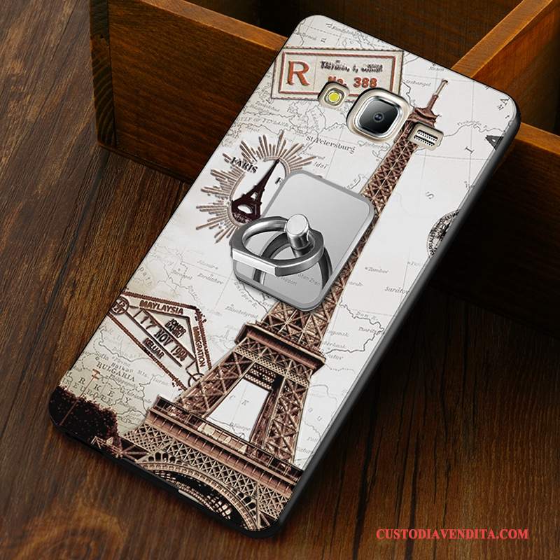 Custodia Samsung Galaxy J5 2015 Creativo Difficile Nero, Cover Samsung Galaxy J5 2015 Cartone Animato Telefono Anti-caduta