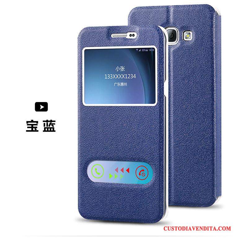 Custodia Samsung Galaxy J5 2015 Folio Biancotelefono, Cover Samsung Galaxy J5 2015 Pelle