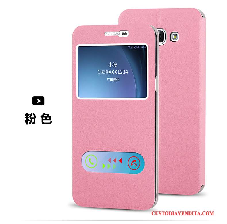 Custodia Samsung Galaxy J5 2015 Folio Biancotelefono, Cover Samsung Galaxy J5 2015 Pelle