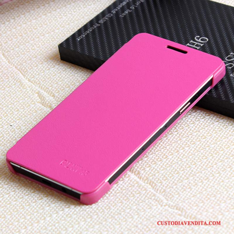 Custodia Samsung Galaxy J5 2015 Pelle Anti-caduta Rosa, Cover Samsung Galaxy J5 2015 Folio Tendenzatelefono