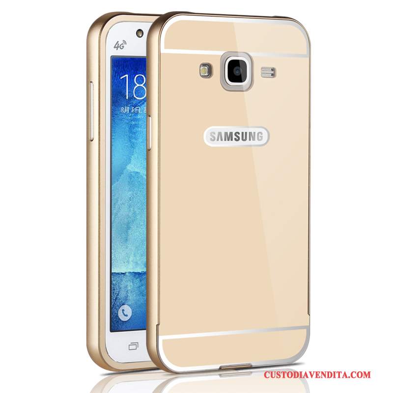 Custodia Samsung Galaxy J5 2015 Protezione Metallo Anti-caduta, Cover Samsung Galaxy J5 2015 Sottili Difficile