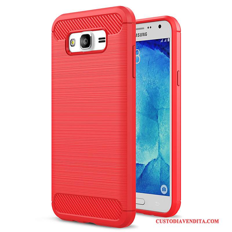 Custodia Samsung Galaxy J5 2015 Silicone Morbido Grigio, Cover Samsung Galaxy J5 2015 Protezione