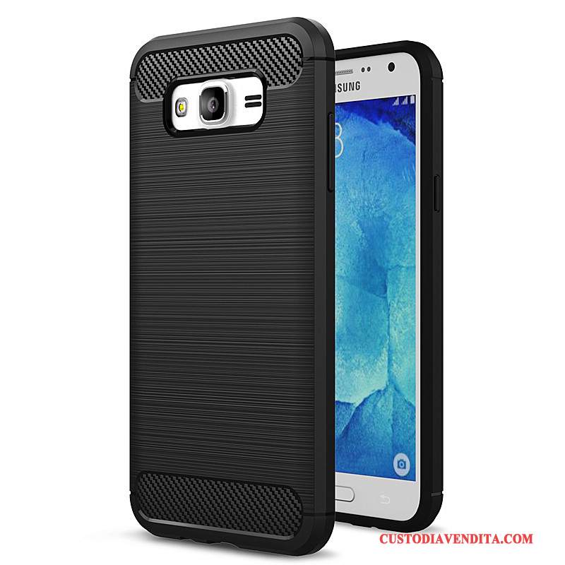 Custodia Samsung Galaxy J5 2015 Silicone Morbido Grigio, Cover Samsung Galaxy J5 2015 Protezione