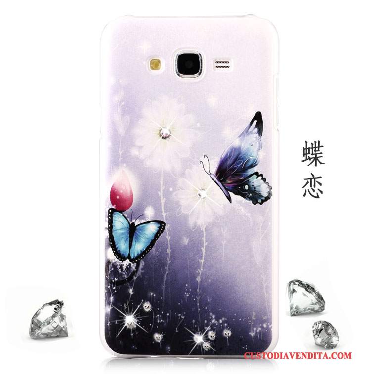 Custodia Samsung Galaxy J5 2015 Strass Telefono Anti-caduta, Cover Samsung Galaxy J5 2015 Colore Macchiati Tendenza