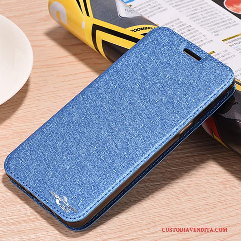 Custodia Samsung Galaxy J5 2016 Pelle Telefono Tendenza, Cover Samsung Galaxy J5 2016 Protezione Blu Scuro