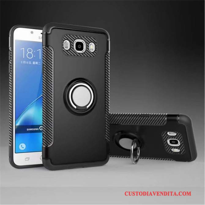 Custodia Samsung Galaxy J5 2016 Protezione Nero Supporto, Cover Samsung Galaxy J5 2016 Autotelefono