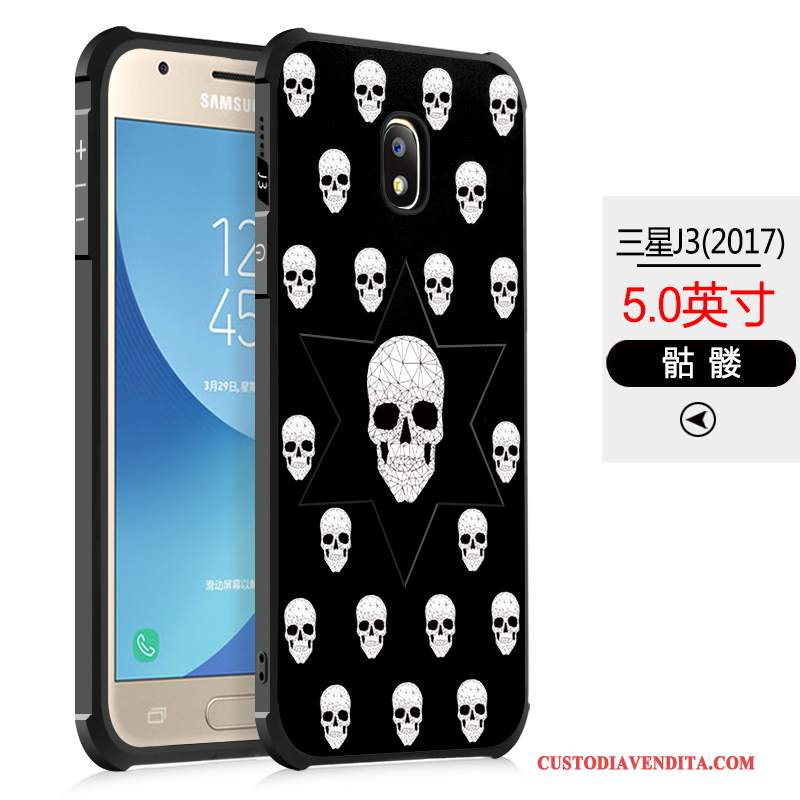 Custodia Samsung Galaxy J5 2017 Colore Europa Nero, Cover Samsung Galaxy J5 2017 Moda Macchiati Anti-caduta