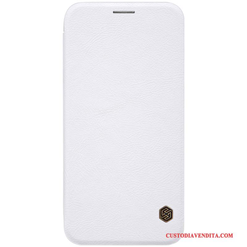 Custodia Samsung Galaxy J5 2017 Pelle Oro Affari, Cover Samsung Galaxy J5 2017 Folio Biancotelefono