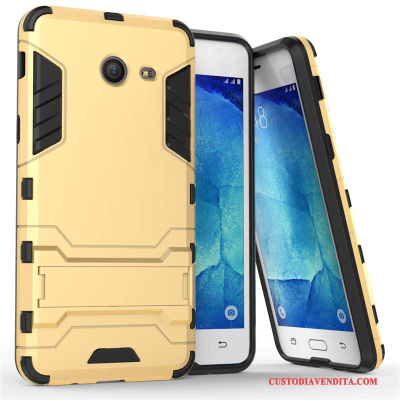 Custodia Samsung Galaxy J5 2017 Protezione Difficile Anti-caduta, Cover Samsung Galaxy J5 2017 Telefono Argento