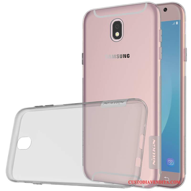 Custodia Samsung Galaxy J5 2017 Silicone Anti-caduta Sottili, Cover Samsung Galaxy J5 2017 Sottile Trasparente