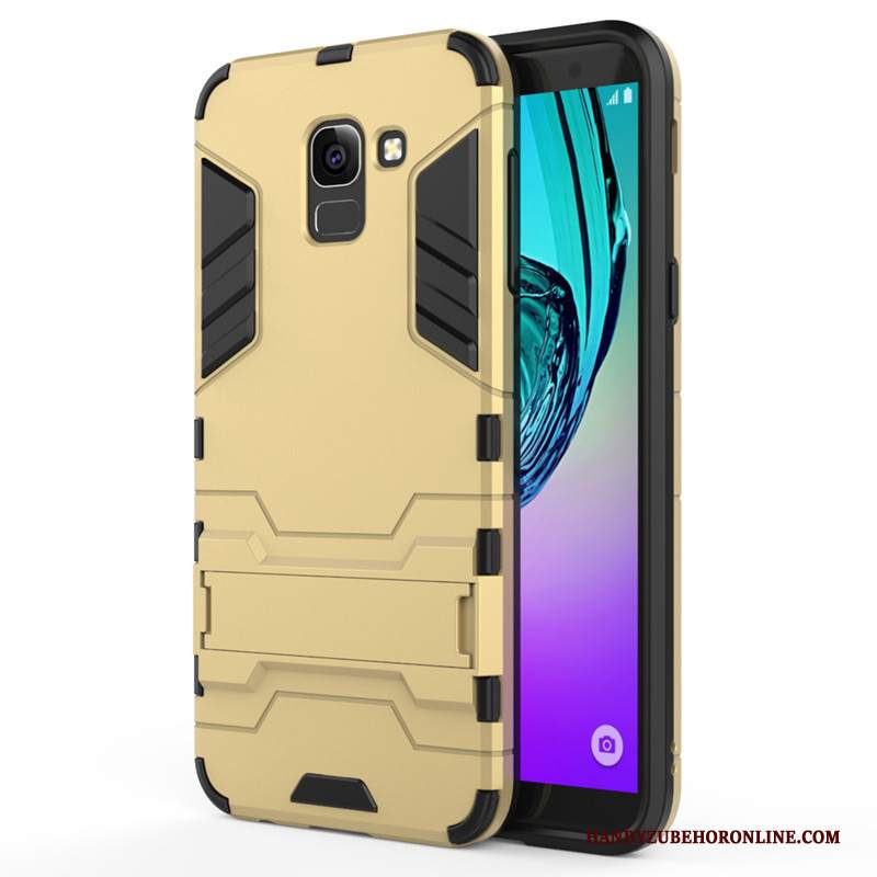 Custodia Samsung Galaxy J6 Protezione Europa Tutto Incluso, Cover Samsung Galaxy J6 Anti-caduta Giallo