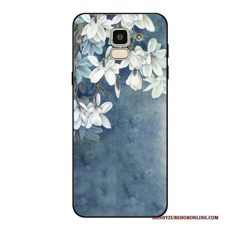 Custodia Samsung Galaxy J6 Silicone Tutto Incluso Anti-caduta, Cover Samsung Galaxy J6 Morbido Fresco