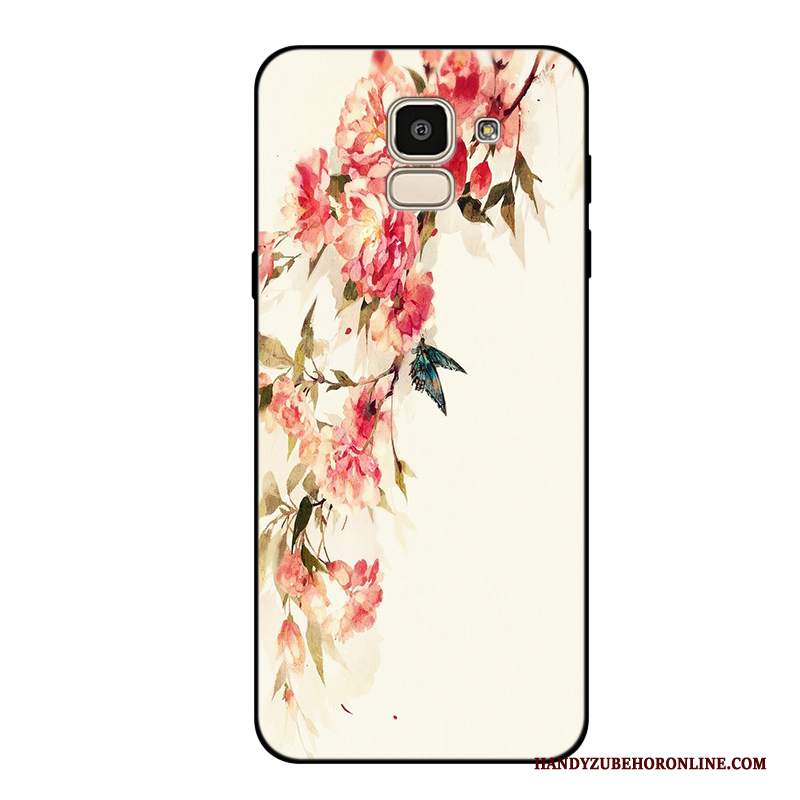 Custodia Samsung Galaxy J6 Silicone Tutto Incluso Anti-caduta, Cover Samsung Galaxy J6 Morbido Fresco