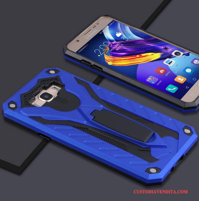 Custodia Samsung Galaxy J7 2015 Blu Tutto Incluso, Cover Samsung Galaxy J7 2015 Telefono