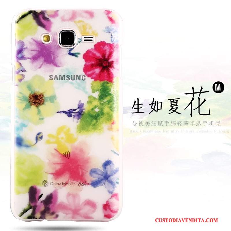 Custodia Samsung Galaxy J7 2015 Colore Macchiati Sottile, Cover Samsung Galaxy J7 2015 Protezione Tendenzatelefono