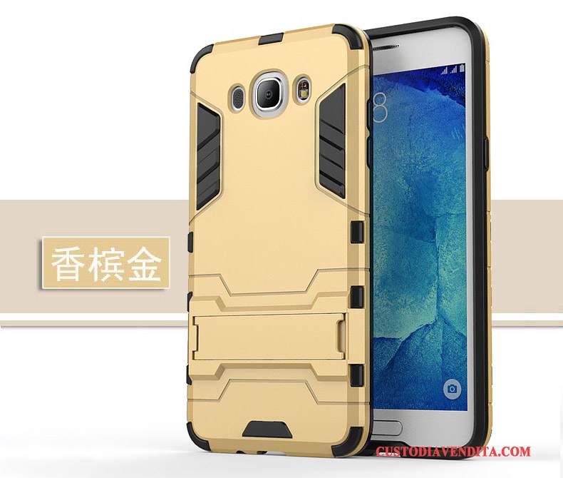 Custodia Samsung Galaxy J7 2015 Silicone Anti-cadutatelefono, Cover Samsung Galaxy J7 2015 Protezione Oro Tendenza