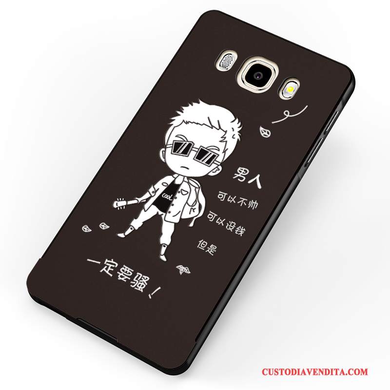 Custodia Samsung Galaxy J7 2016 Cartone Animato Anti-caduta Sottili, Cover Samsung Galaxy J7 2016 Goffratura Metallotelefono