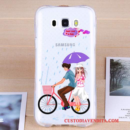 Custodia Samsung Galaxy J7 2016 Colore Anti-caduta Morbido, Cover Samsung Galaxy J7 2016 Silicone Tutto Inclusotelefono