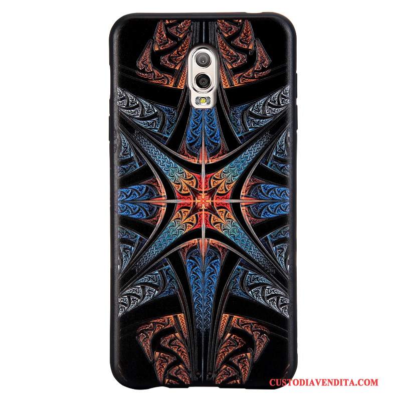 Custodia Samsung Galaxy J7 2016 Goffratura Affari Morbido, Cover Samsung Galaxy J7 2016 Cartone Animato Telefono