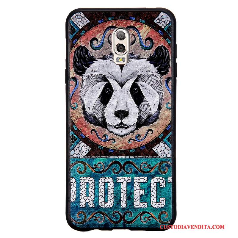 Custodia Samsung Galaxy J7 2016 Goffratura Affari Morbido, Cover Samsung Galaxy J7 2016 Cartone Animato Telefono