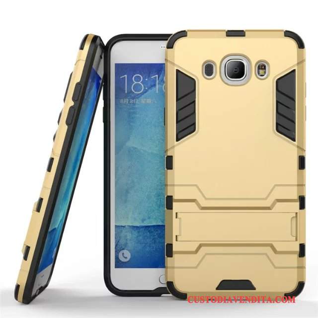 Custodia Samsung Galaxy J7 2016 Protezione Anti-caduta Tendenza, Cover Samsung Galaxy J7 2016 Argentotelefono