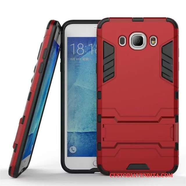 Custodia Samsung Galaxy J7 2016 Protezione Anti-caduta Tendenza, Cover Samsung Galaxy J7 2016 Argentotelefono