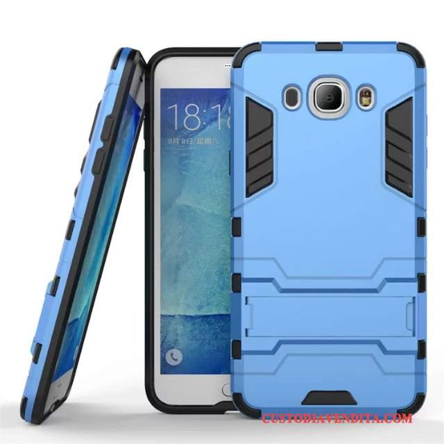 Custodia Samsung Galaxy J7 2016 Protezione Anti-caduta Tendenza, Cover Samsung Galaxy J7 2016 Argentotelefono