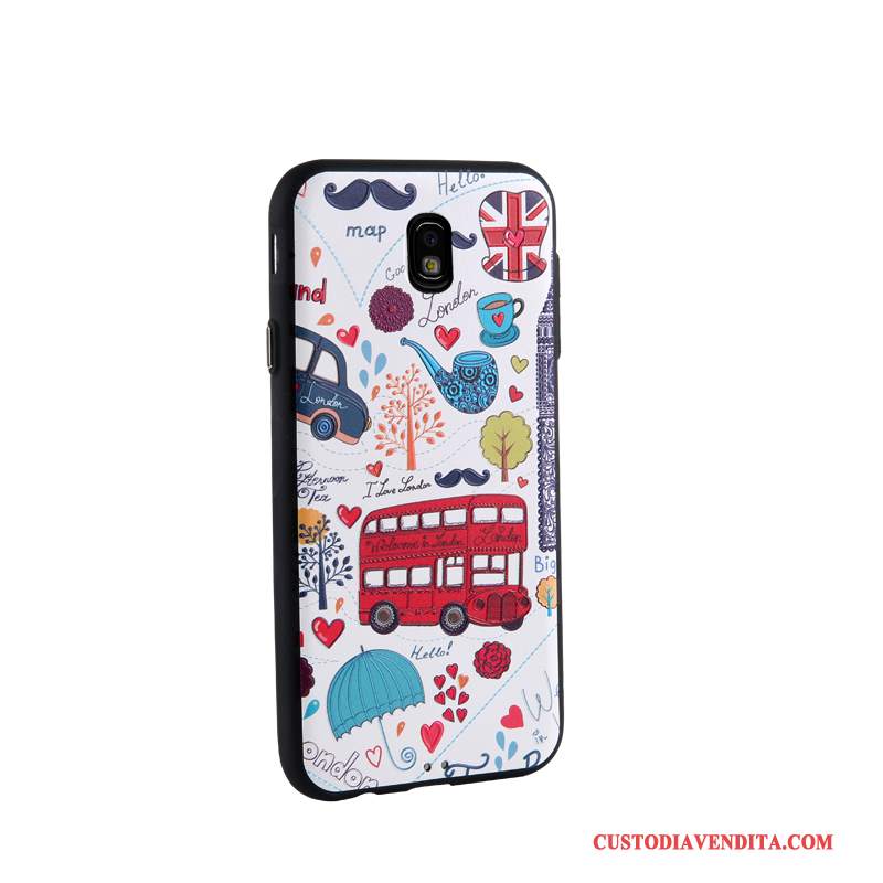 Custodia Samsung Galaxy J7 2017 Cartone Animato Morbido Affari, Cover Samsung Galaxy J7 2017 Goffratura Telefono Tendenza