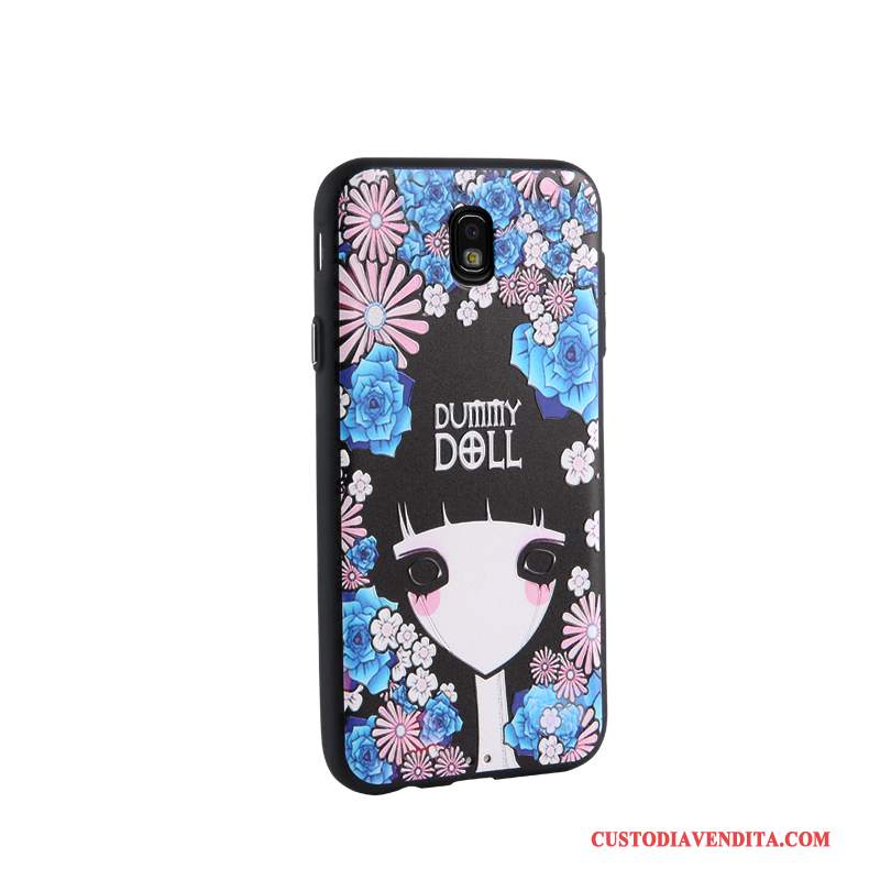 Custodia Samsung Galaxy J7 2017 Cartone Animato Morbido Affari, Cover Samsung Galaxy J7 2017 Goffratura Telefono Tendenza