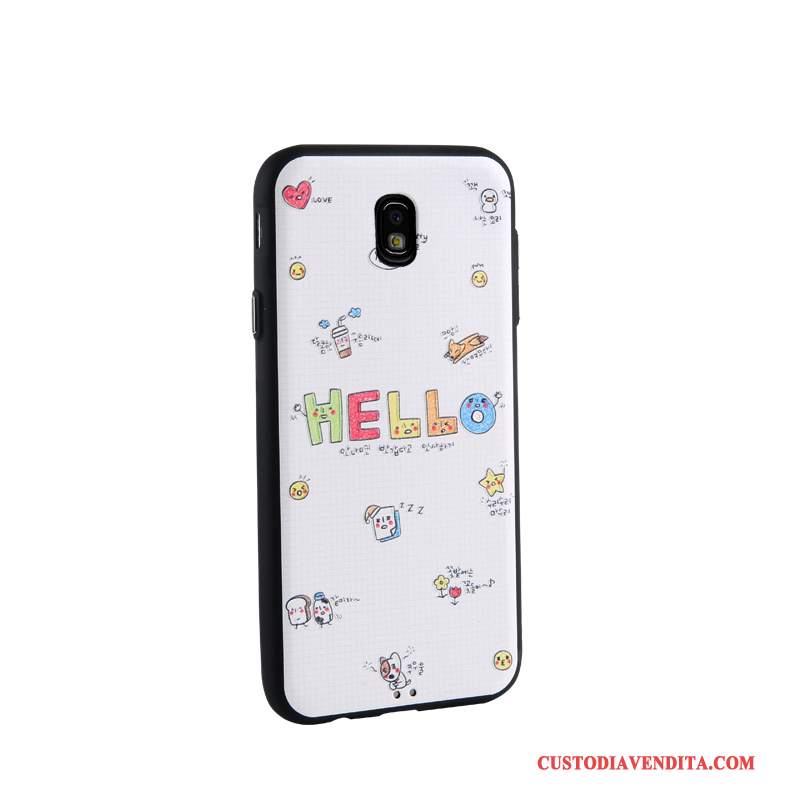 Custodia Samsung Galaxy J7 2017 Cartone Animato Morbido Affari, Cover Samsung Galaxy J7 2017 Goffratura Telefono Tendenza