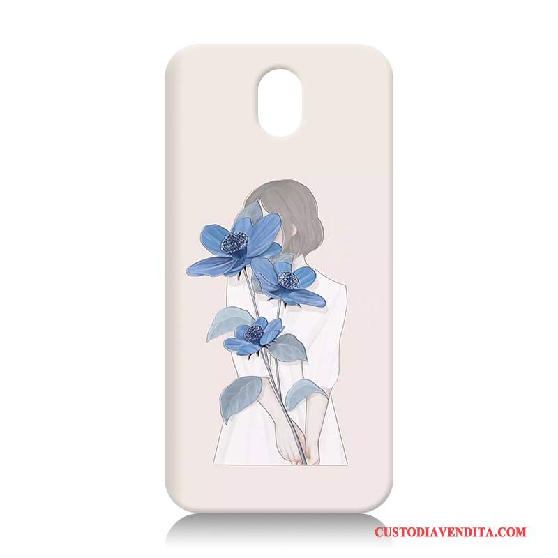 Custodia Samsung Galaxy J7 2017 Silicone Bianco Europa, Cover Samsung Galaxy J7 2017 Creativo Morbidotelefono