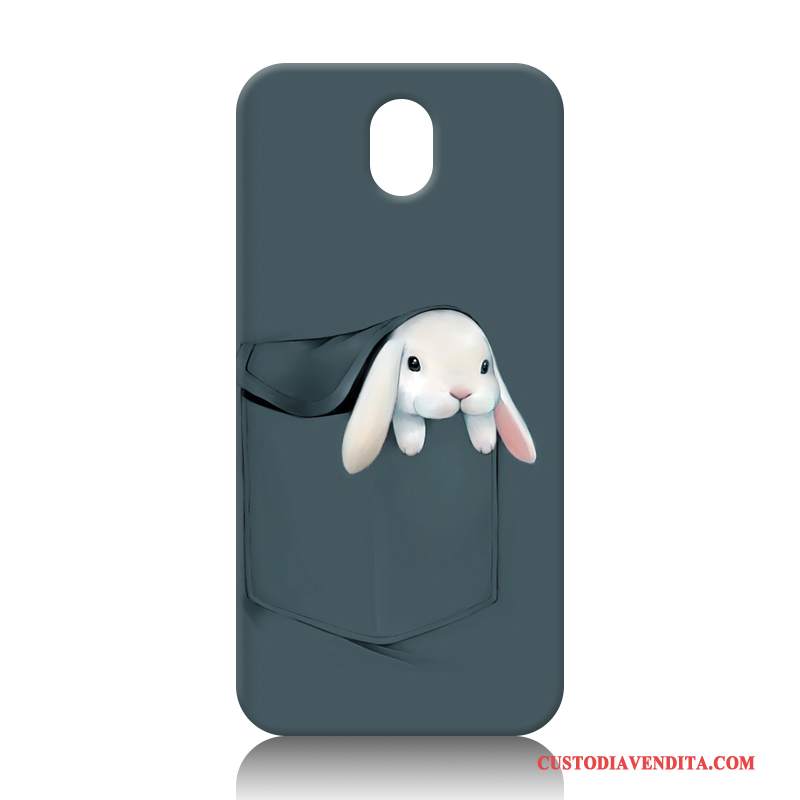 Custodia Samsung Galaxy J7 2017 Silicone Nuovo Morbido, Cover Samsung Galaxy J7 2017 Creativo Giallotelefono