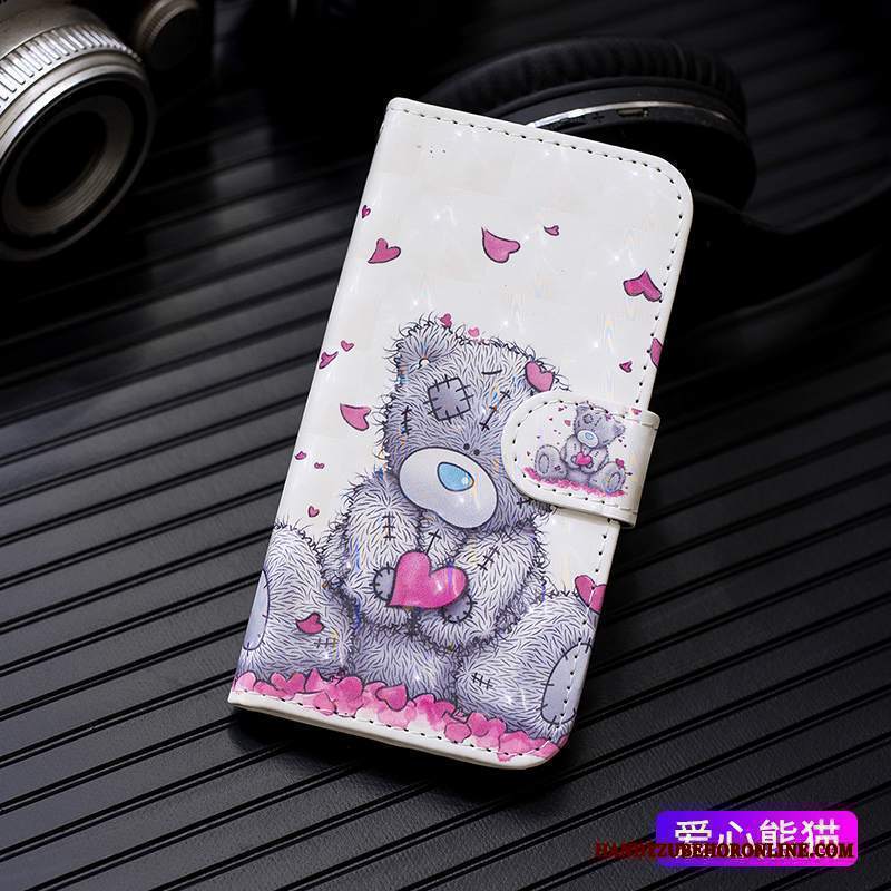 Custodia Samsung Galaxy M20 Folio Telefono Carta, Cover Samsung Galaxy M20 Moda Morbido Anti-caduta