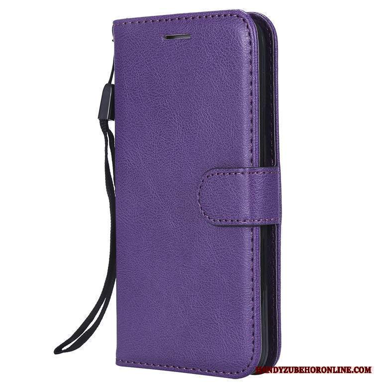 Custodia Samsung Galaxy M20 Pelle Anti-caduta Rosso, Cover Samsung Galaxy M20 Folio Morbidotelefono