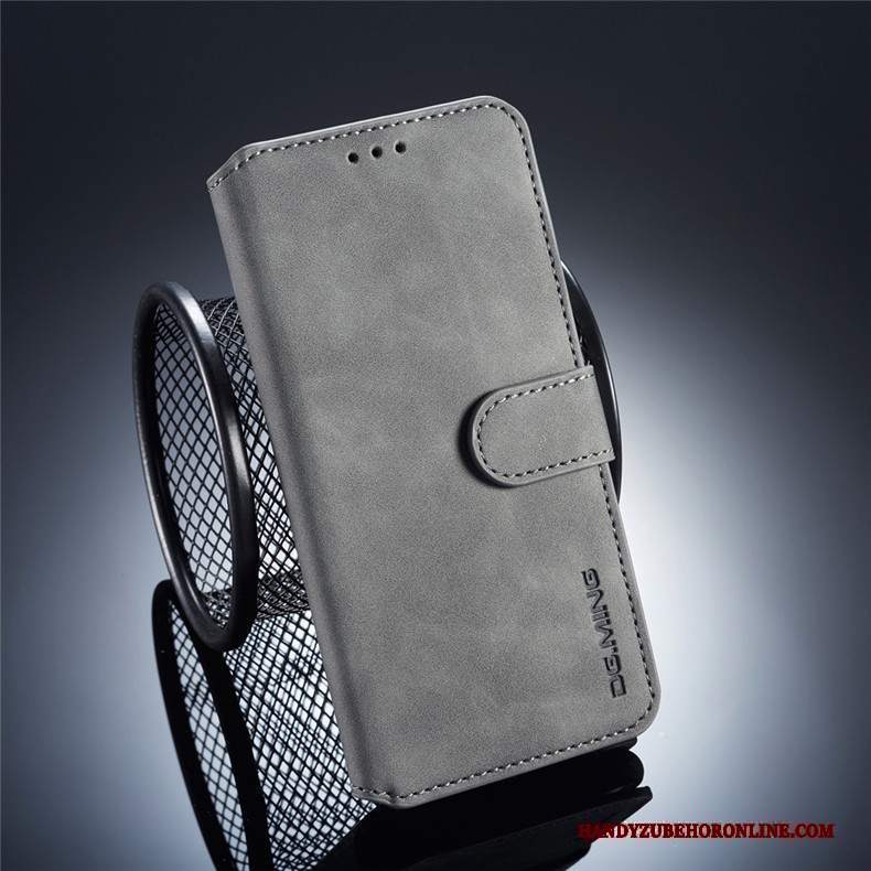 Custodia Samsung Galaxy M20 Protezione Grigio Anti-caduta, Cover Samsung Galaxy M20 Pelle Tutto Inclusotelefono