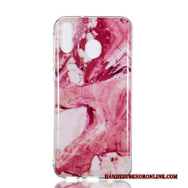 Custodia Samsung Galaxy M20 Silicone Grande Porpora, Cover Samsung Galaxy M20 Cartone Animato Telefono