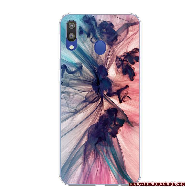 Custodia Samsung Galaxy M20 Vintage Arte Anti-caduta, Cover Samsung Galaxy M20 Protezione Rosatelefono