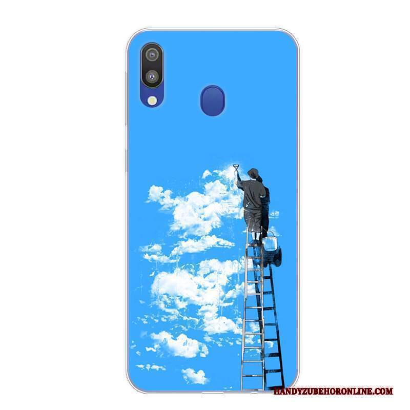 Custodia Samsung Galaxy M20 Vintage Arte Anti-caduta, Cover Samsung Galaxy M20 Protezione Rosatelefono