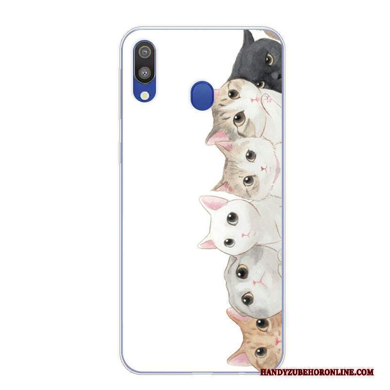 Custodia Samsung Galaxy M20 Vintage Arte Anti-caduta, Cover Samsung Galaxy M20 Protezione Rosatelefono