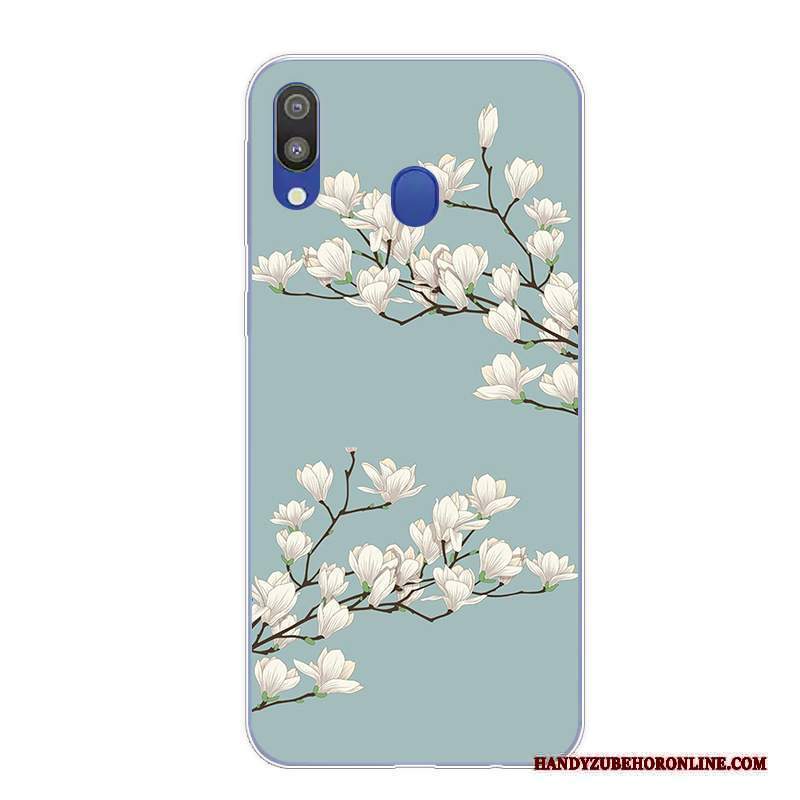 Custodia Samsung Galaxy M20 Vintage Arte Anti-caduta, Cover Samsung Galaxy M20 Protezione Rosatelefono