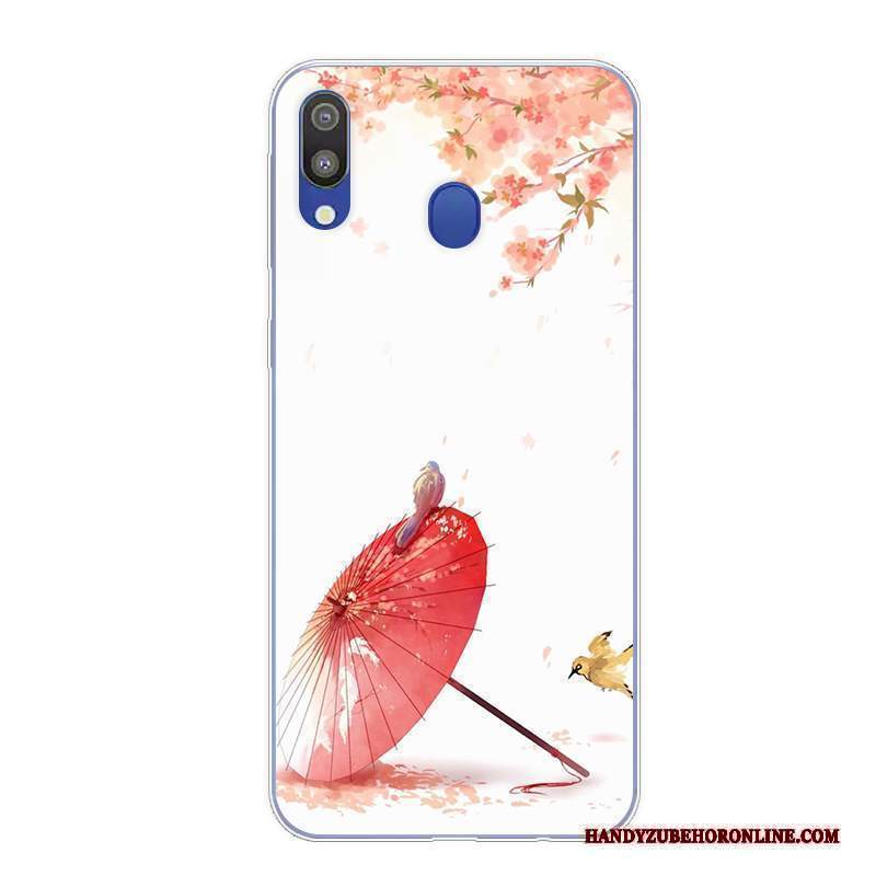 Custodia Samsung Galaxy M20 Vintage Arte Anti-caduta, Cover Samsung Galaxy M20 Protezione Rosatelefono