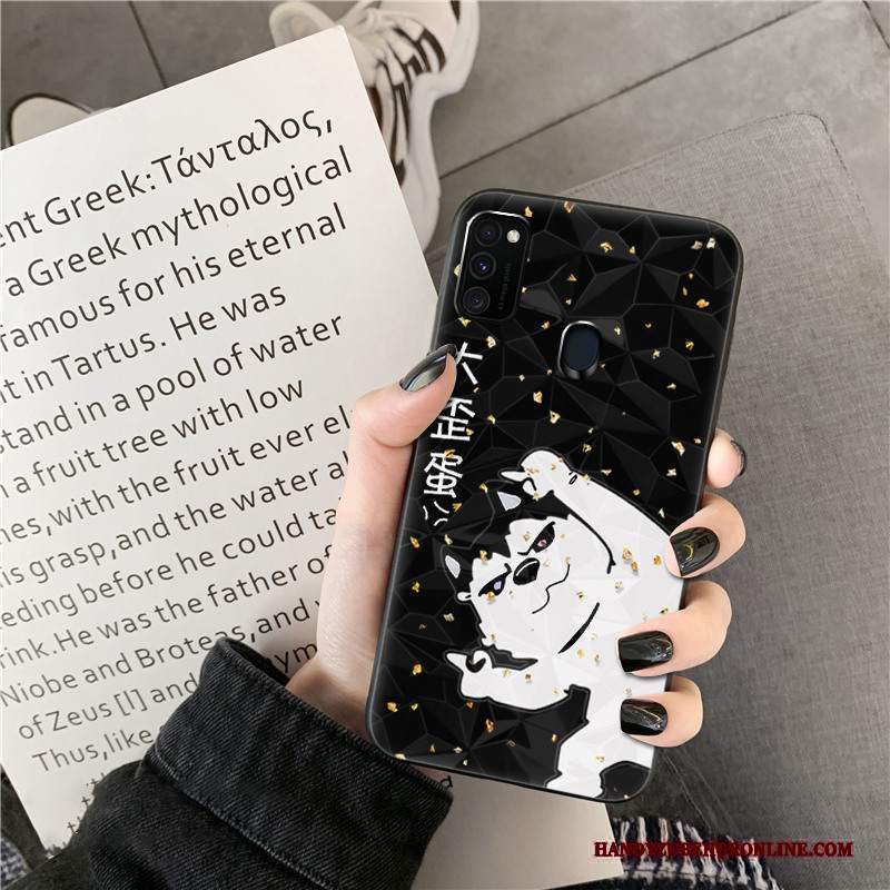 Custodia Samsung Galaxy M30s Creativo Amanti Forma Del Diamante, Cover Samsung Galaxy M30s Silicone Telefono Tendenza