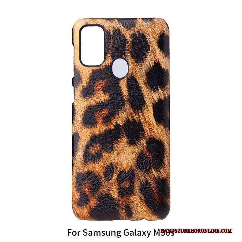 Custodia Samsung Galaxy M30s Creativo Marchio Di Tendenza Di Personalità, Cover Samsung Galaxy M30s Protezione Telefono Bianco