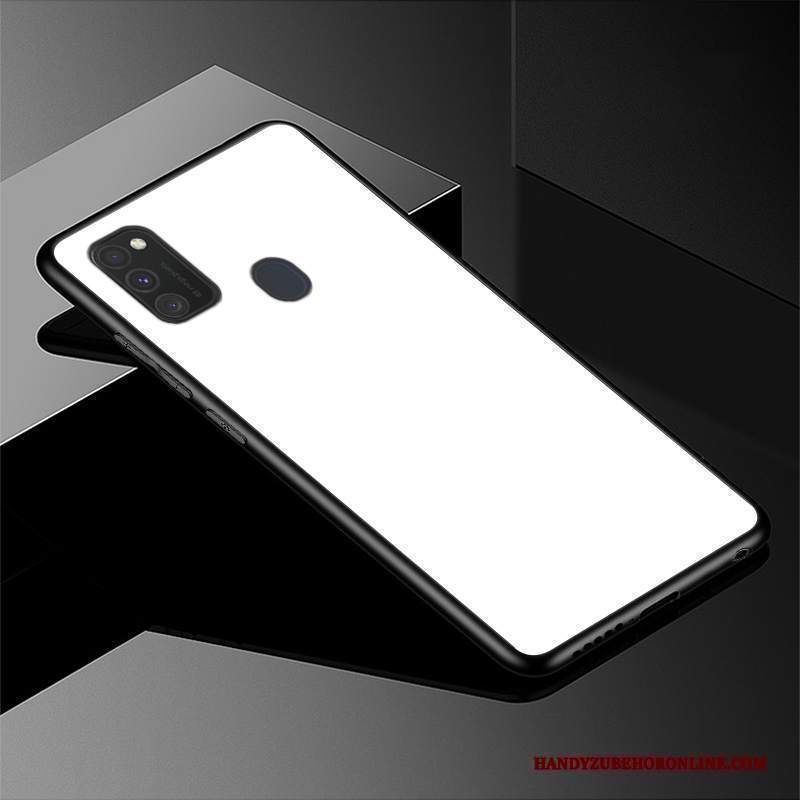 Custodia Samsung Galaxy M30s Moda Monocromatico Tutto Incluso, Cover Samsung Galaxy M30s Protezione Macchiati Vetro