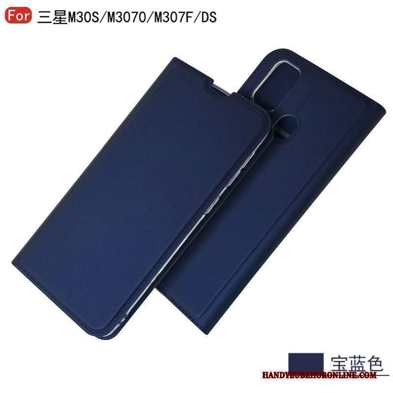 Custodia Samsung Galaxy M30s Pelle Magneticotelefono, Cover Samsung Galaxy M30s Folio Affari Di Personalità