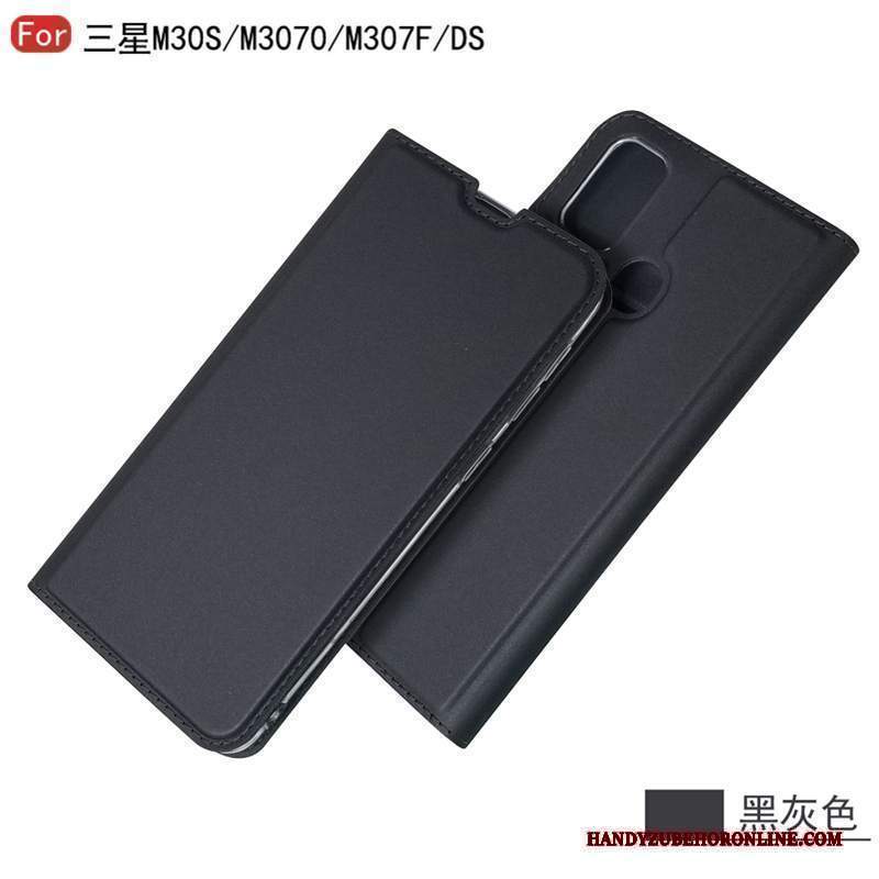 Custodia Samsung Galaxy M30s Pelle Magneticotelefono, Cover Samsung Galaxy M30s Folio Affari Di Personalità