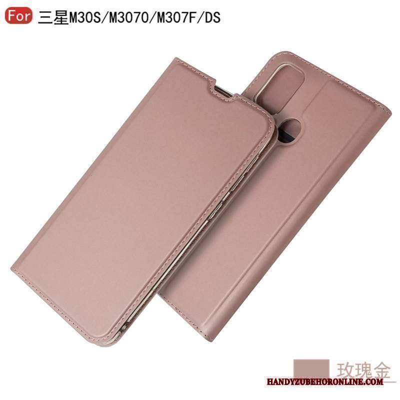 Custodia Samsung Galaxy M30s Pelle Magneticotelefono, Cover Samsung Galaxy M30s Folio Affari Di Personalità