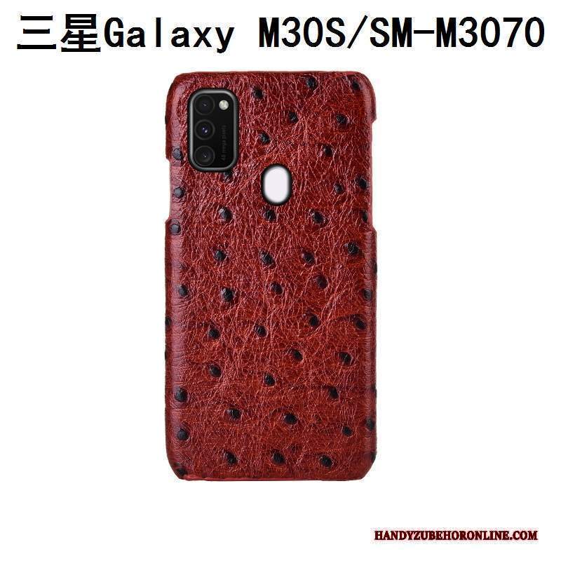 Custodia Samsung Galaxy M30s Pelle Modello Lusso, Cover Samsung Galaxy M30s Moda Personalizzatelefono